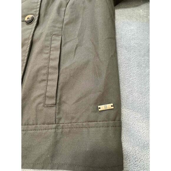 Tommy Hilfiger Olive Green Double Breasted Button Vintage 2013 Jacket Size 8 - Picture 7 of 10
